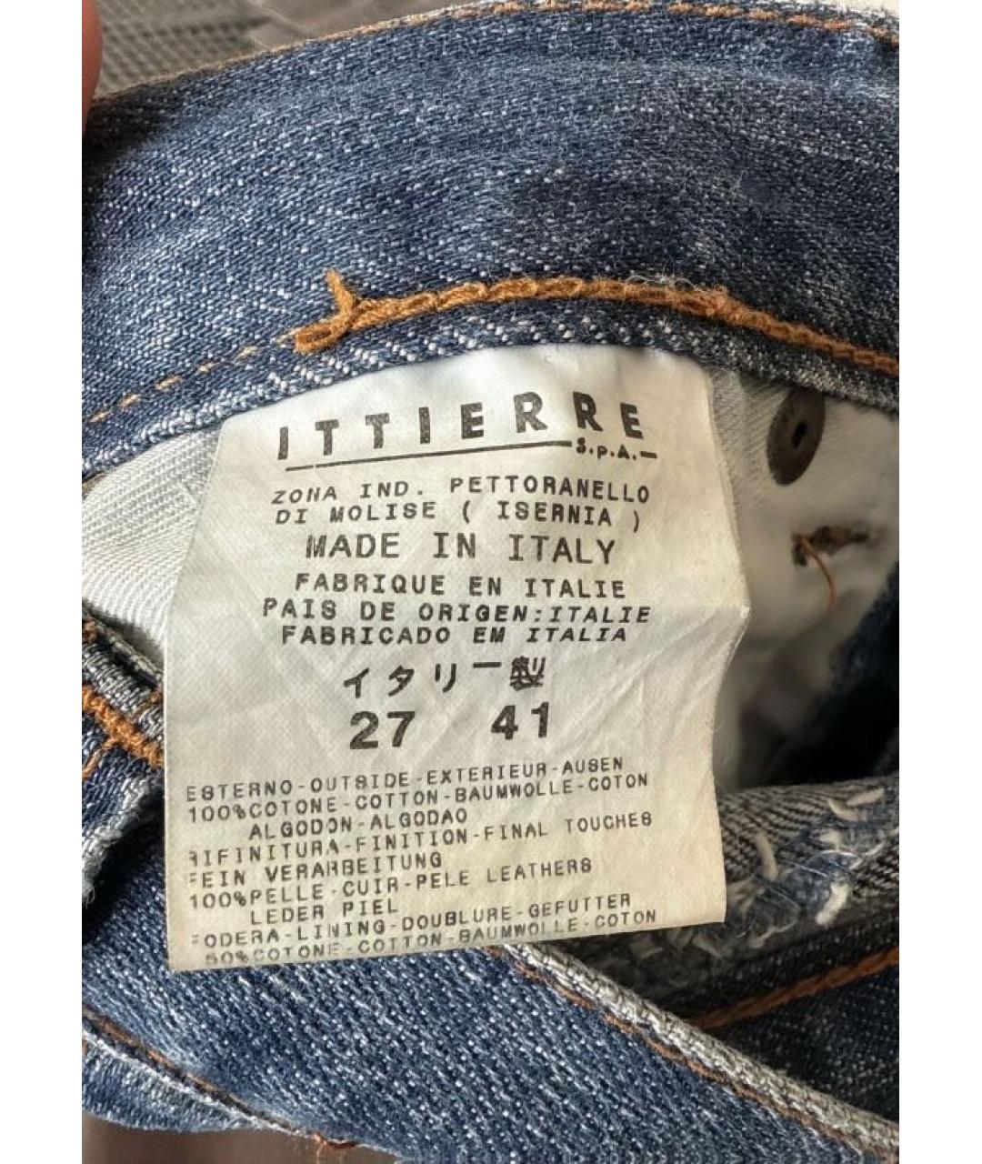 DOLCE&GABBANA Темно-синие хлопковые джинсы клеш, фото 5