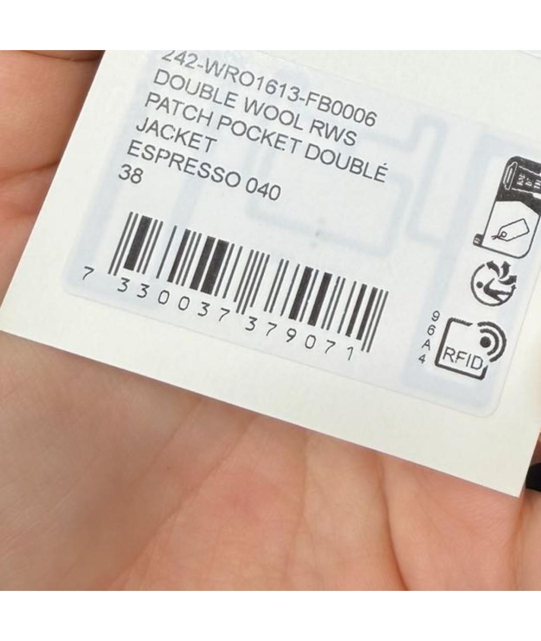 TOTEME Коричневое пальто, фото 5