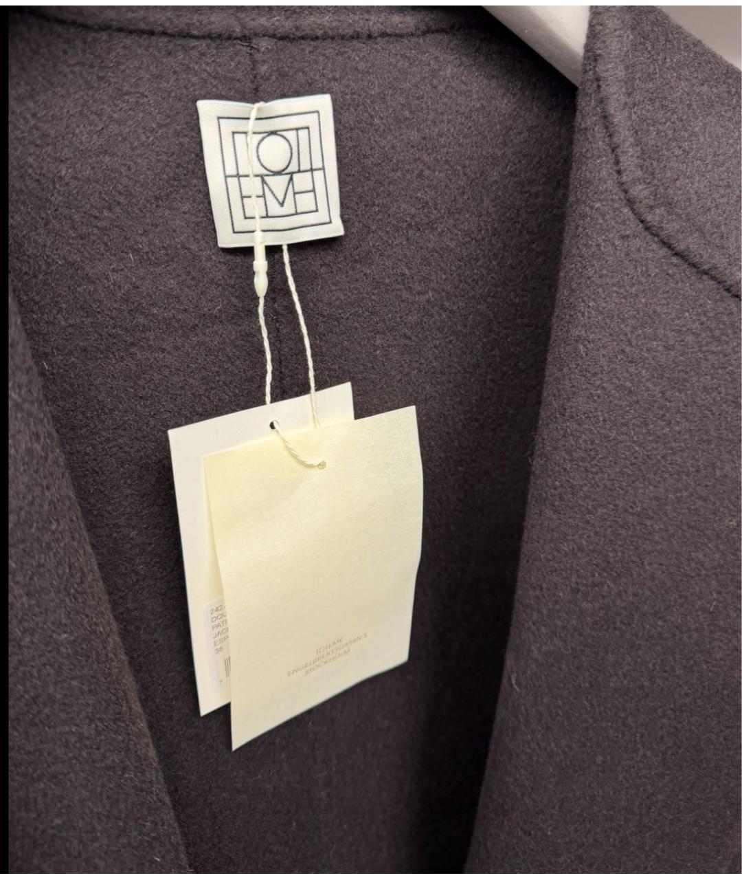 TOTEME Коричневое пальто, фото 2