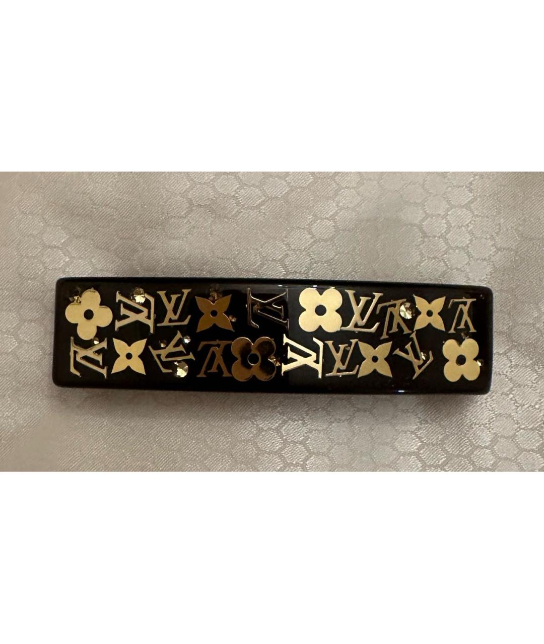 LOUIS VUITTON Коричневая заколка, фото 5