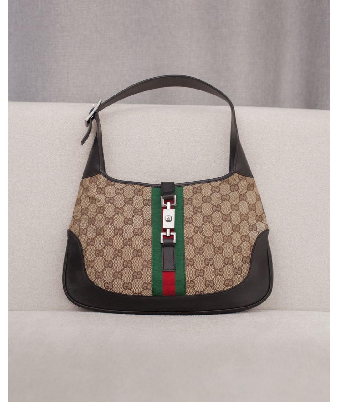 GUCCI Бежевая сумка с короткими ручками, фото 8