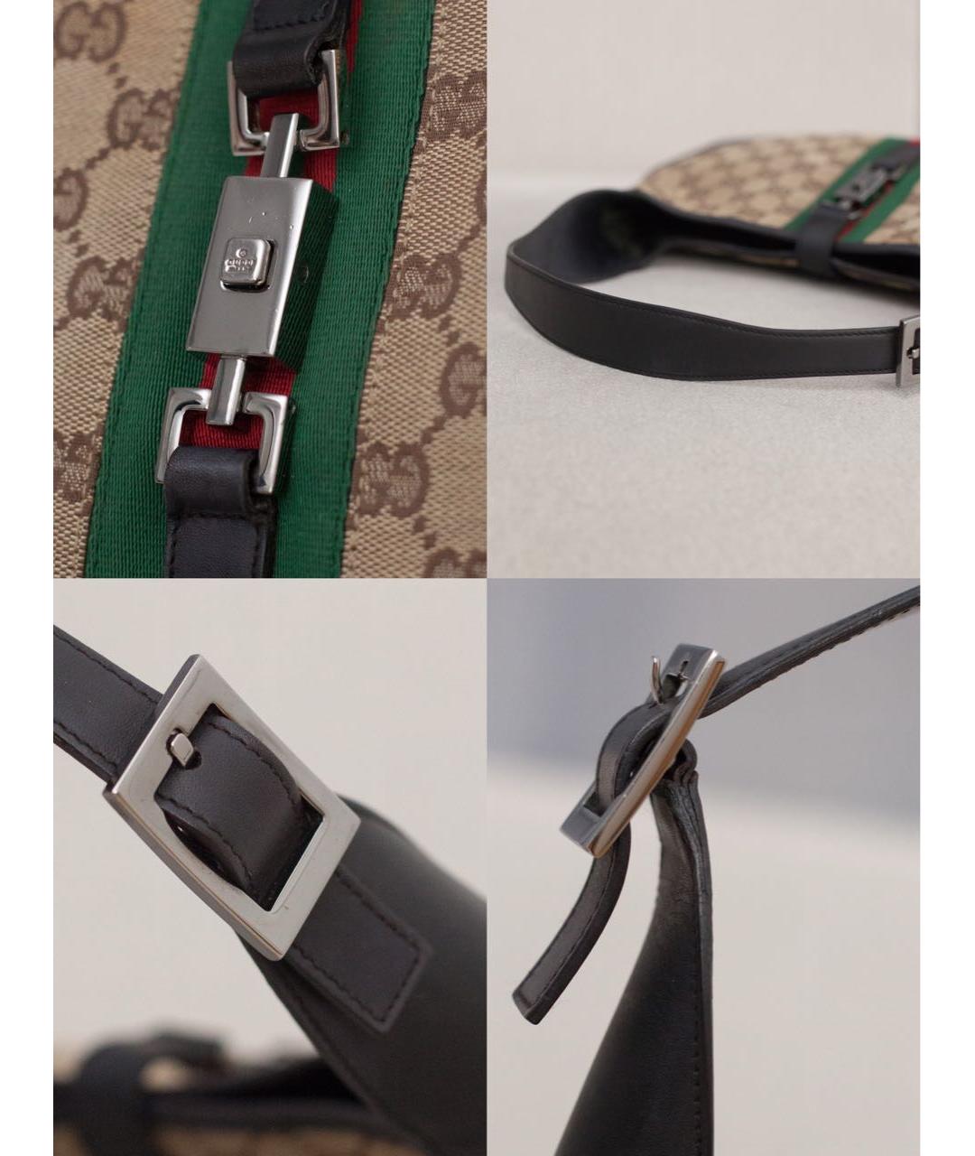 GUCCI Бежевая сумка с короткими ручками, фото 6