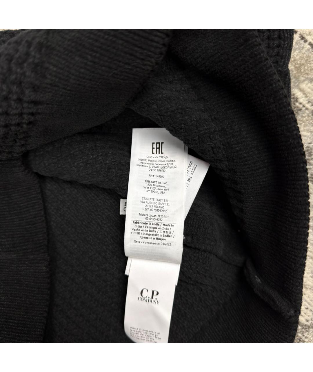 CP COMPANY Черный хлопковый джемпер / свитер, фото 6