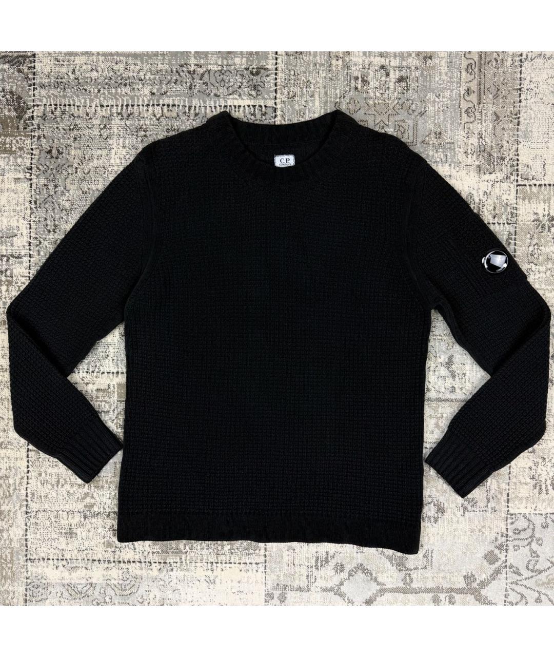 CP COMPANY Черный хлопковый джемпер / свитер, фото 8