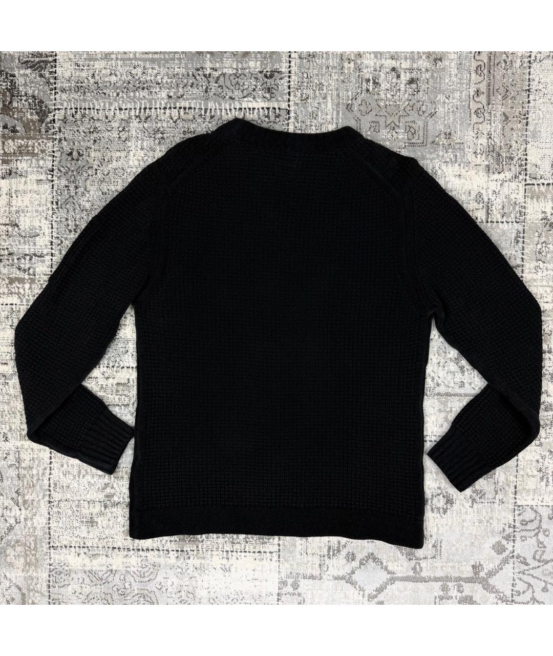 CP COMPANY Черный хлопковый джемпер / свитер, фото 2