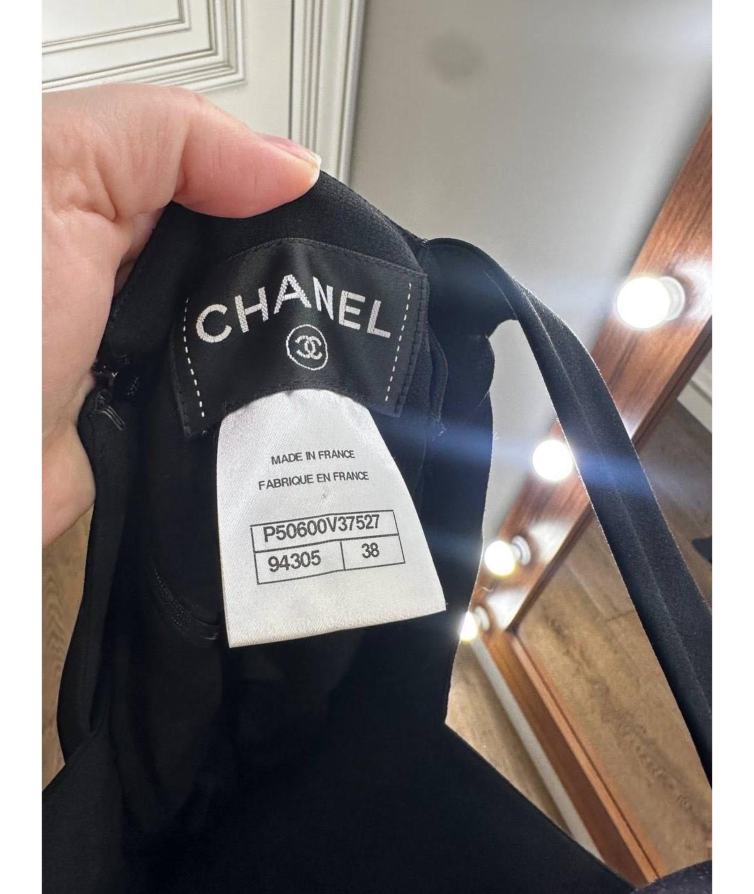 CHANEL Черное коктейльное платье, фото 4