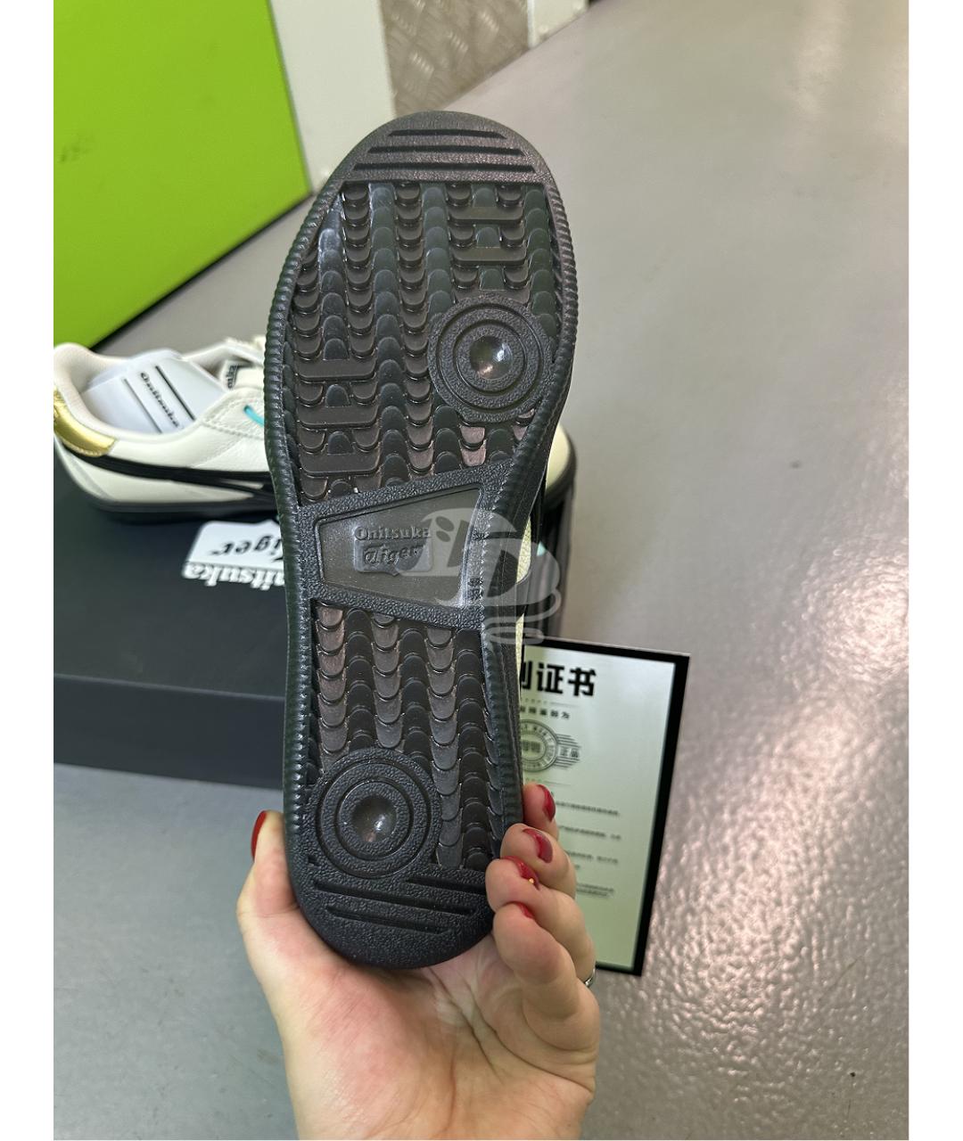 ONITSUKA TIGER Белые кожаные кеды, фото 5