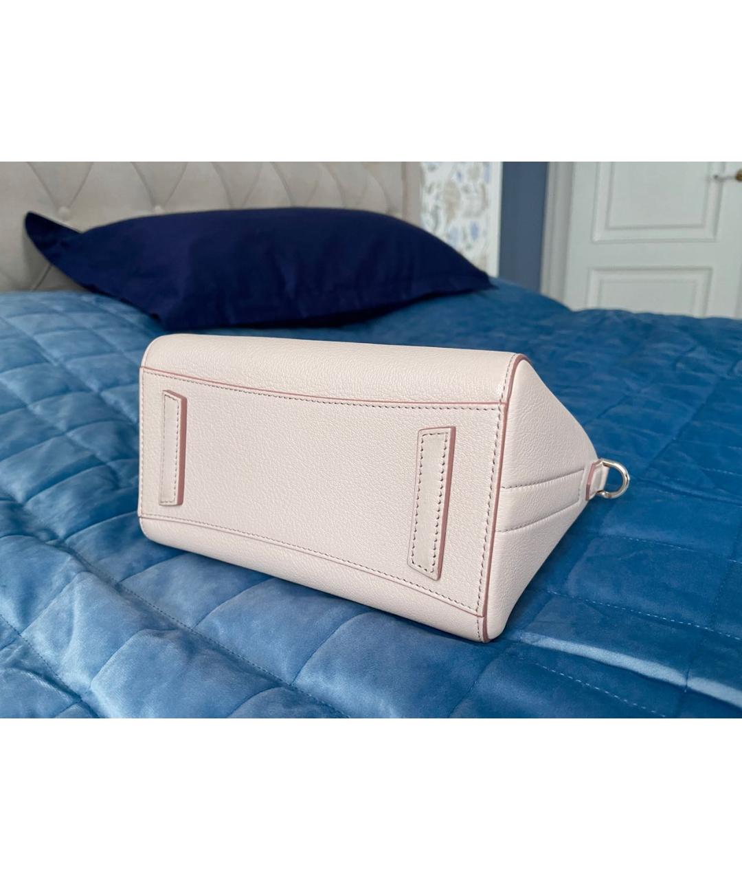 GIVENCHY Розовая кожаная сумка с короткими ручками, фото 5