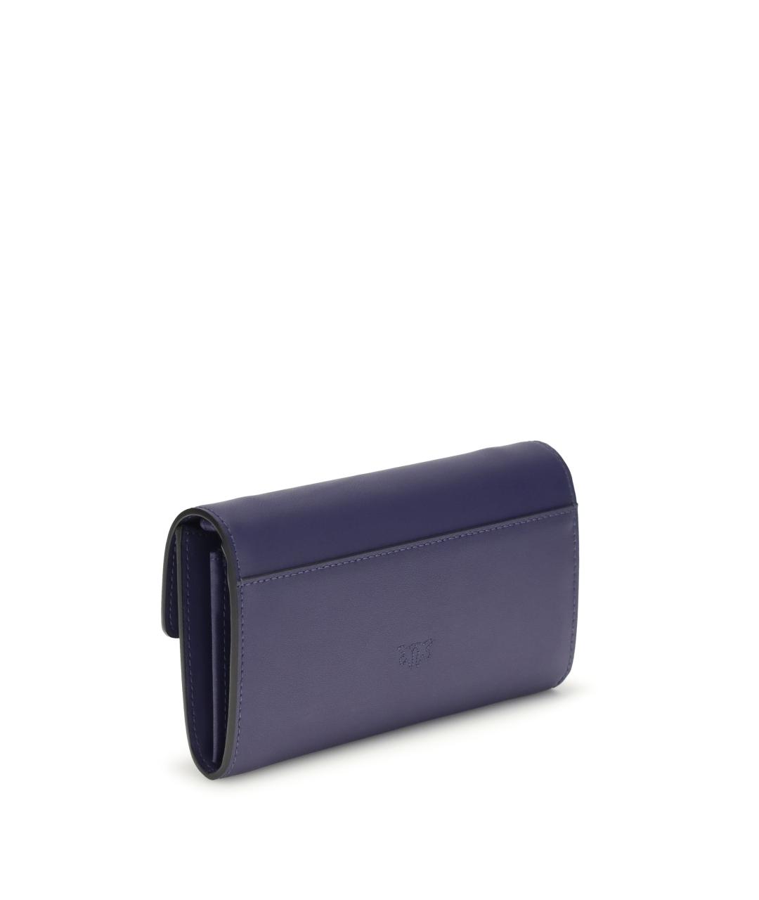 PINKO Фиолетовый кожаный кошелек, фото 3