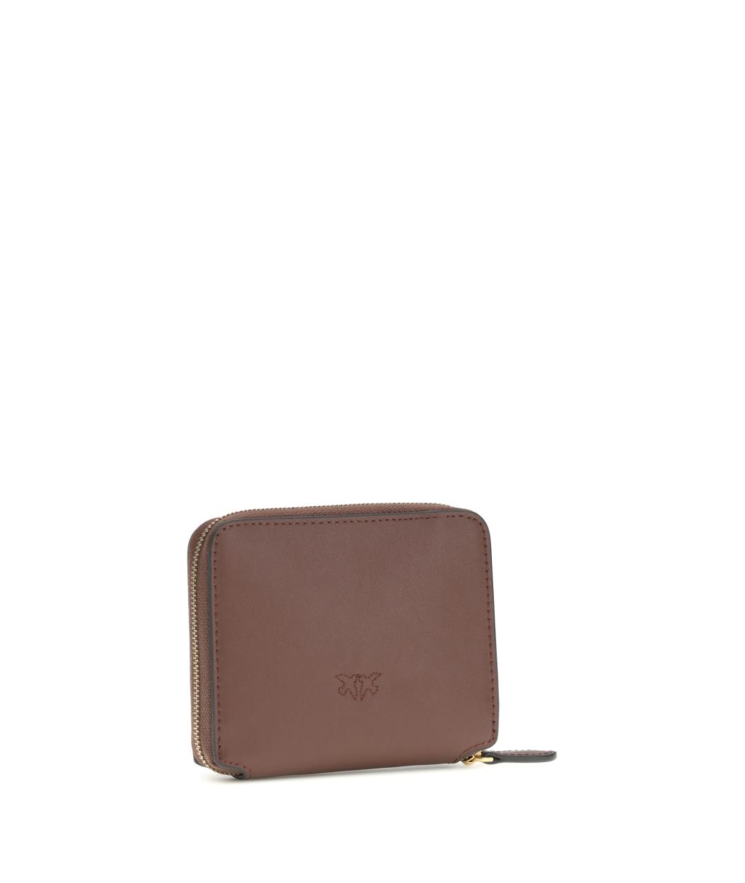 PINKO Коричневый кожаный кошелек, фото 2