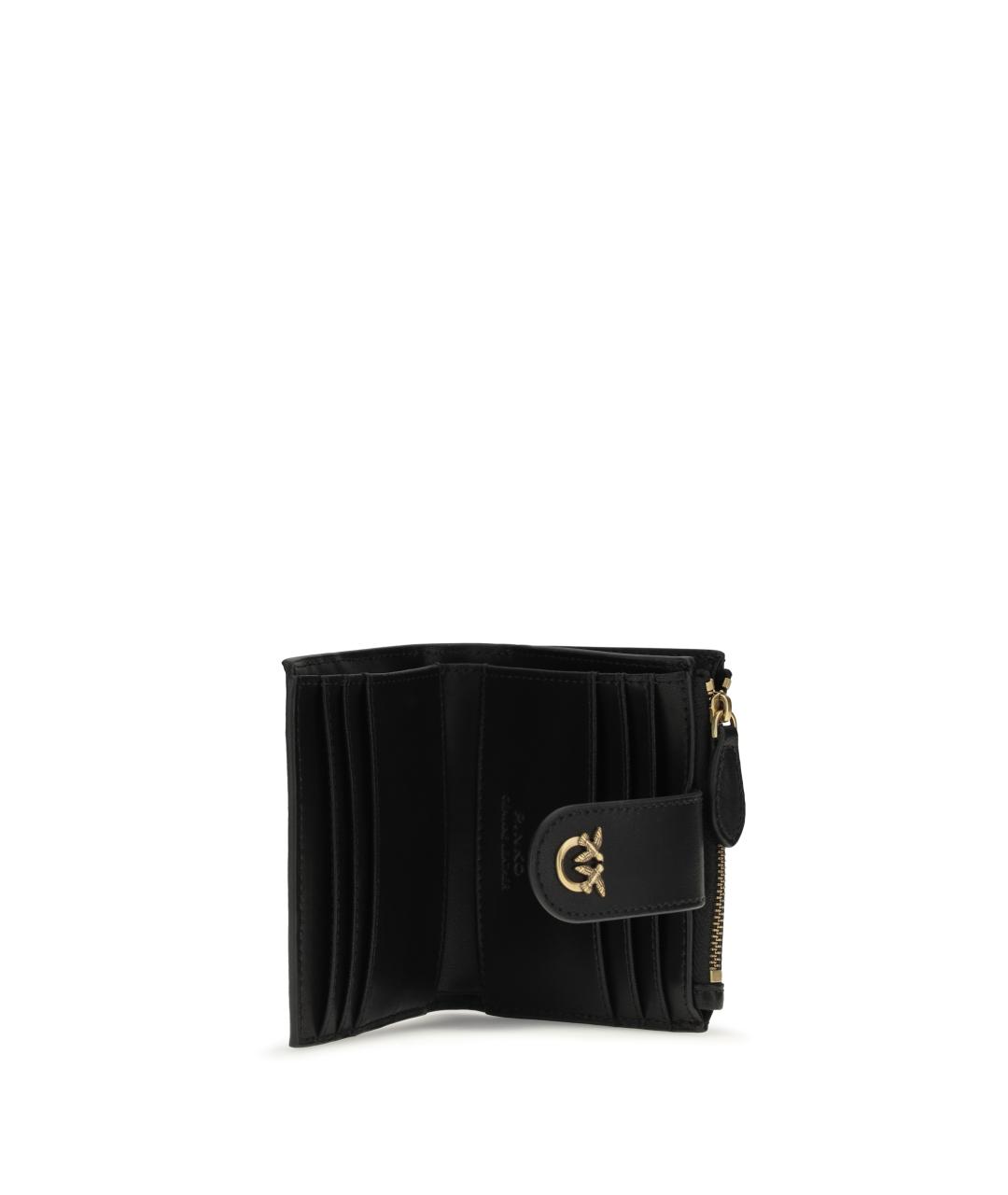 PINKO Черный кожаный кошелек, фото 2