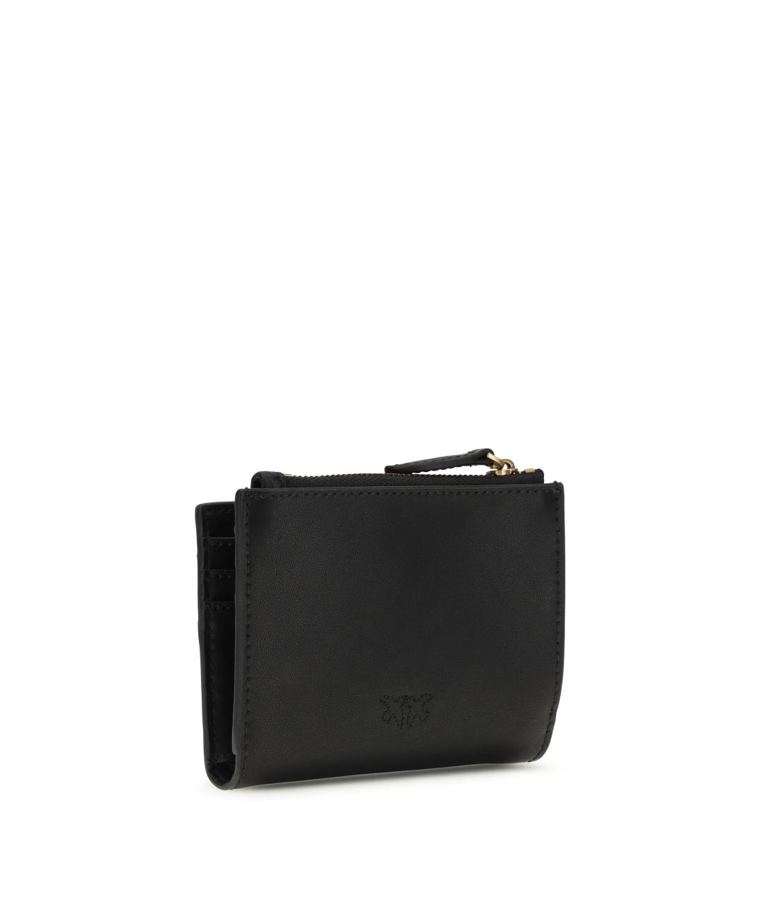 PINKO Черный кожаный кошелек, фото 3