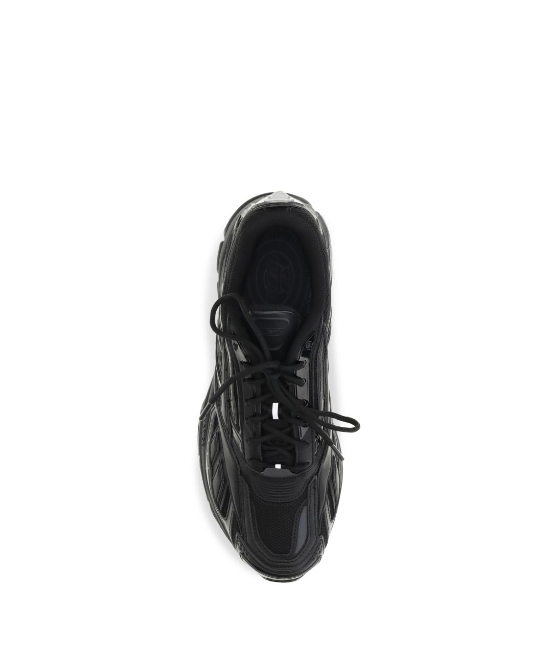 REEBOK Черные текстильные низкие кроссовки / кеды, фото 4