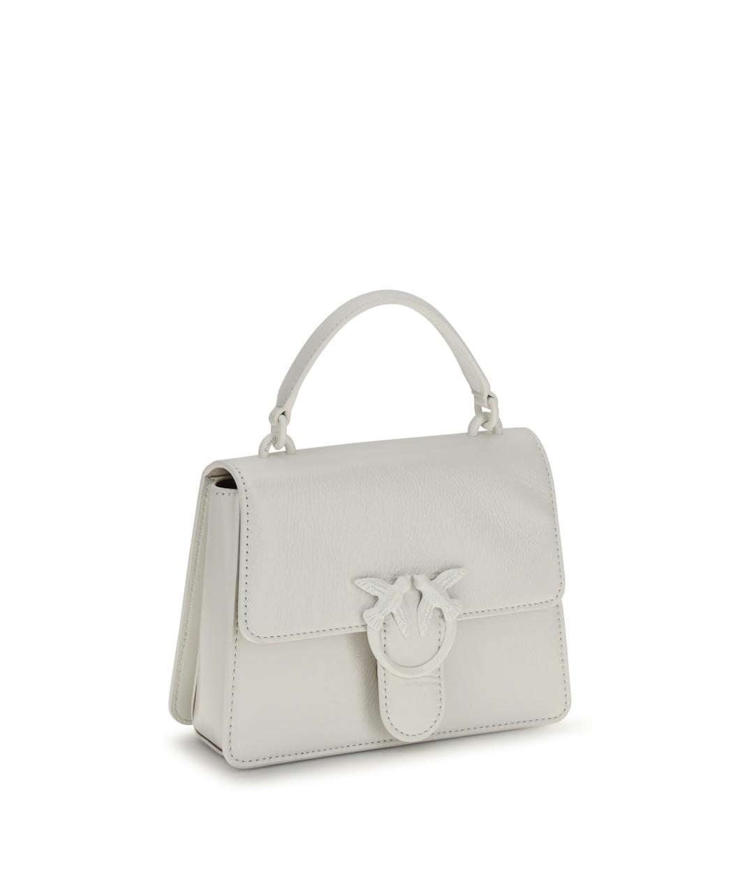 PINKO Белая кожаная сумка тоут, фото 2