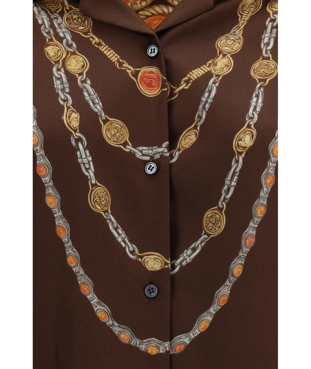 VERSACE Мульти шелковая рубашка, фото 3