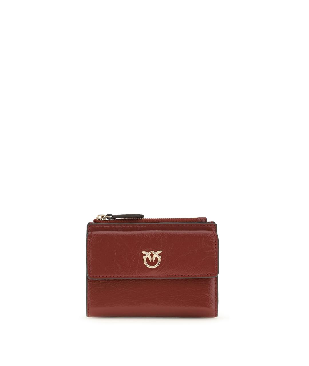 PINKO Коричневый кожаный кошелек, фото 4