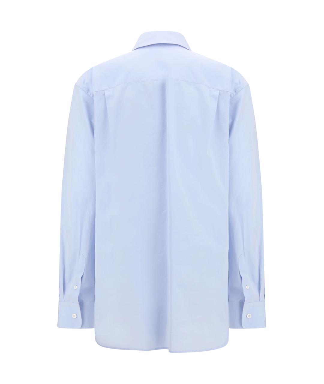 THE ROW Голубая хлопковая рубашка, фото 2