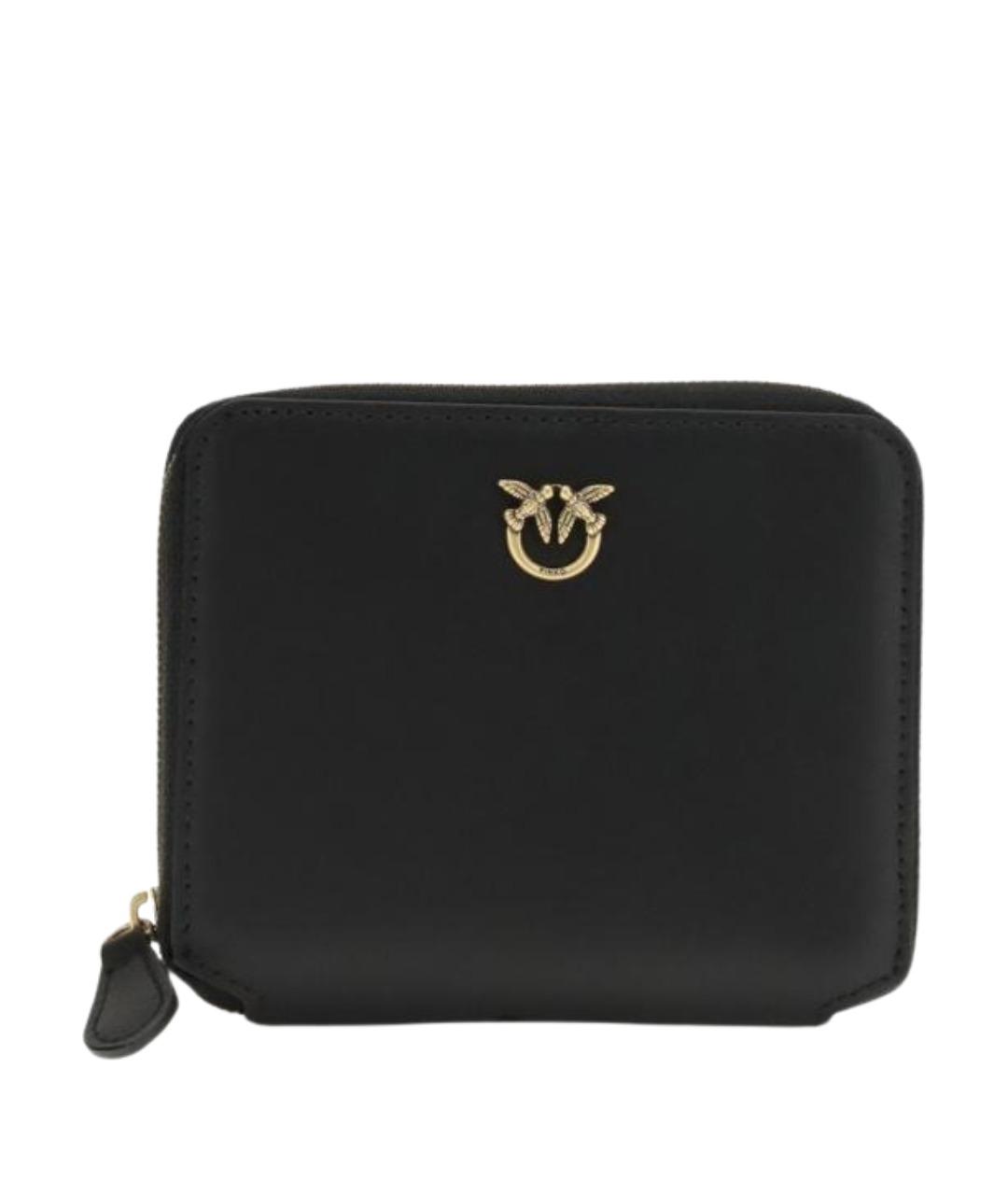 PINKO Черный кожаный кошелек, фото 1