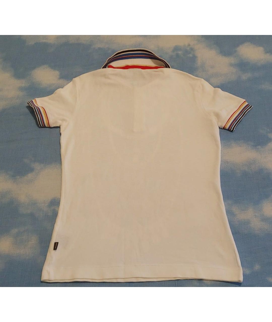 JUST CAVALLI Белая хлопковая футболка, фото 7