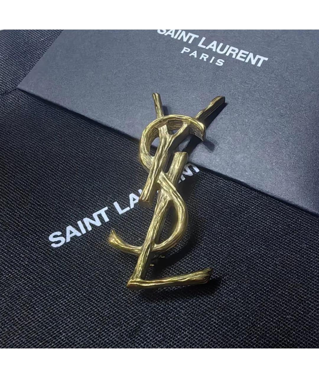 BALENCIAGA Золотая булавка / брошь, фото 3