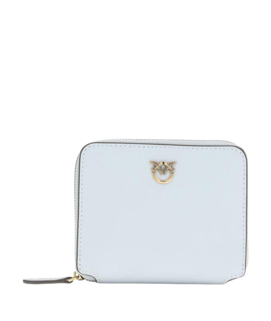 PINKO Голубой кожаный кошелек, фото 1