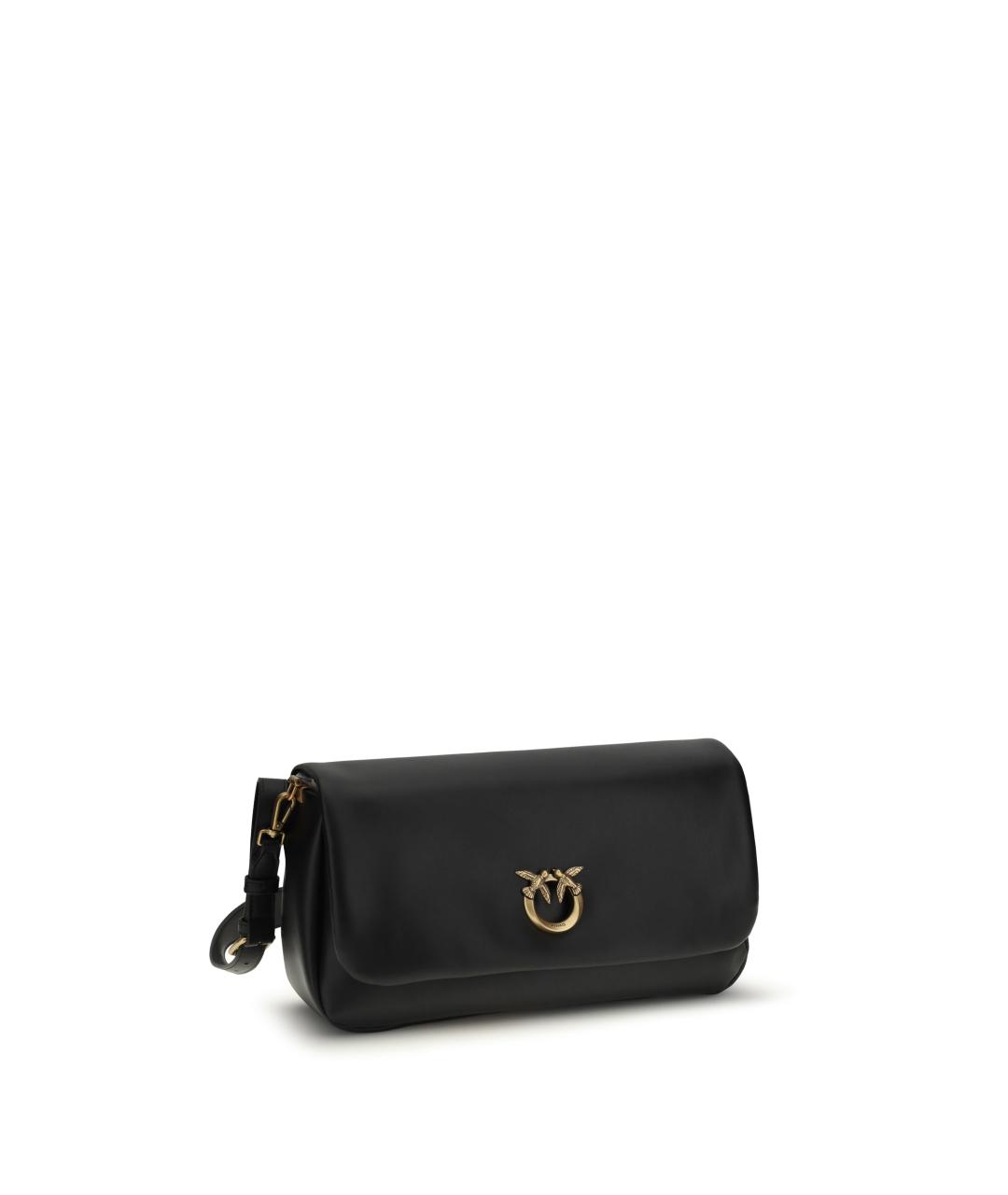 PINKO Черная кожаная сумка через плечо, фото 2