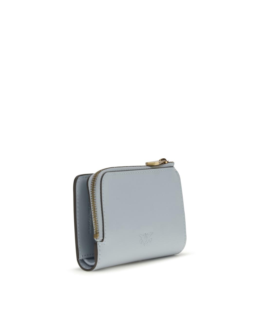 PINKO Голубой кожаный кардхолдер, фото 2