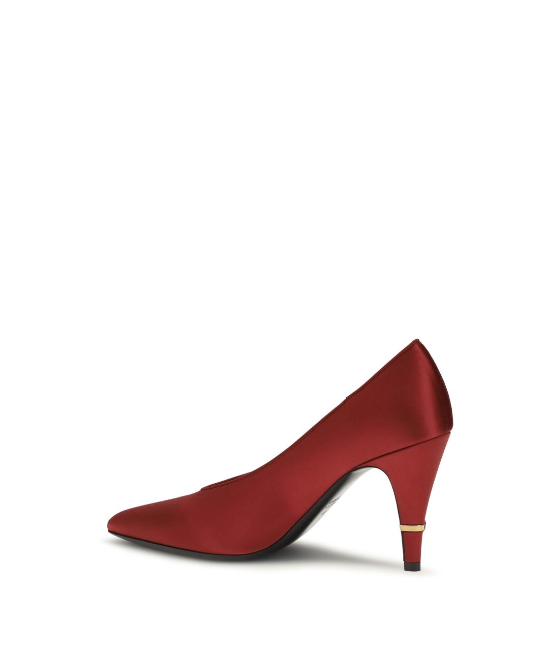 VERSACE Красные текстильные туфли, фото 3