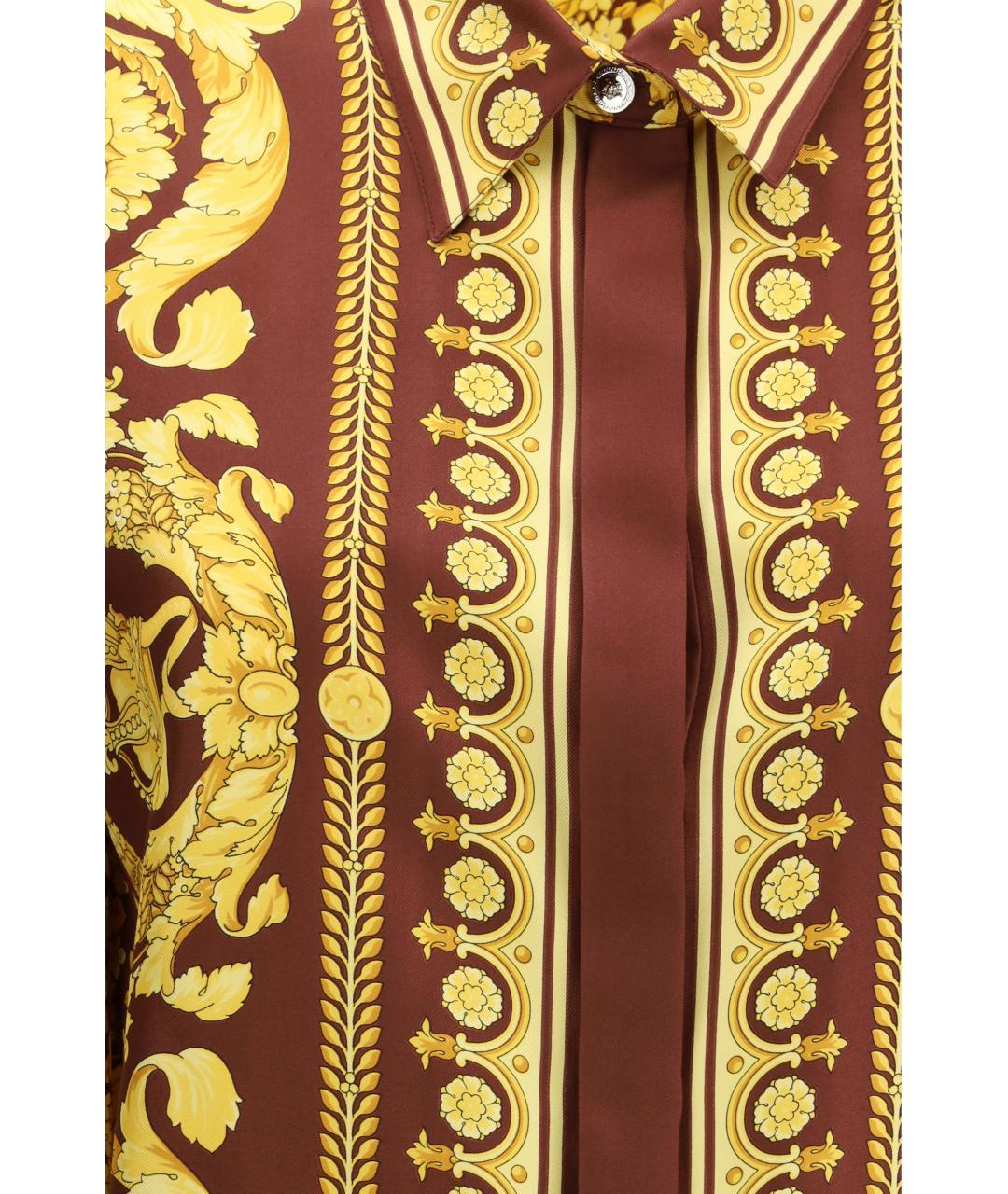 VERSACE Мульти шелковая рубашка, фото 3