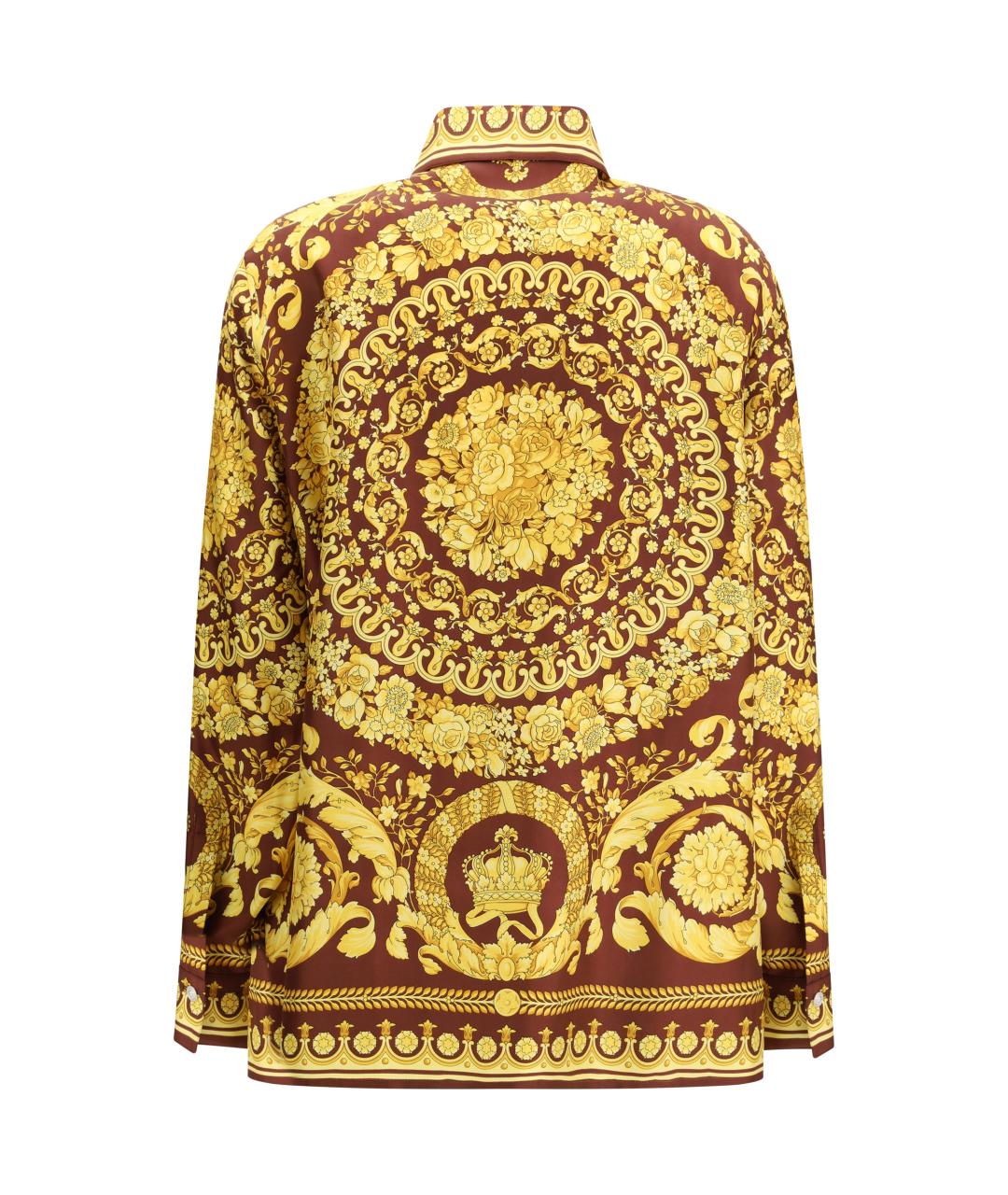 VERSACE Мульти шелковая рубашка, фото 2