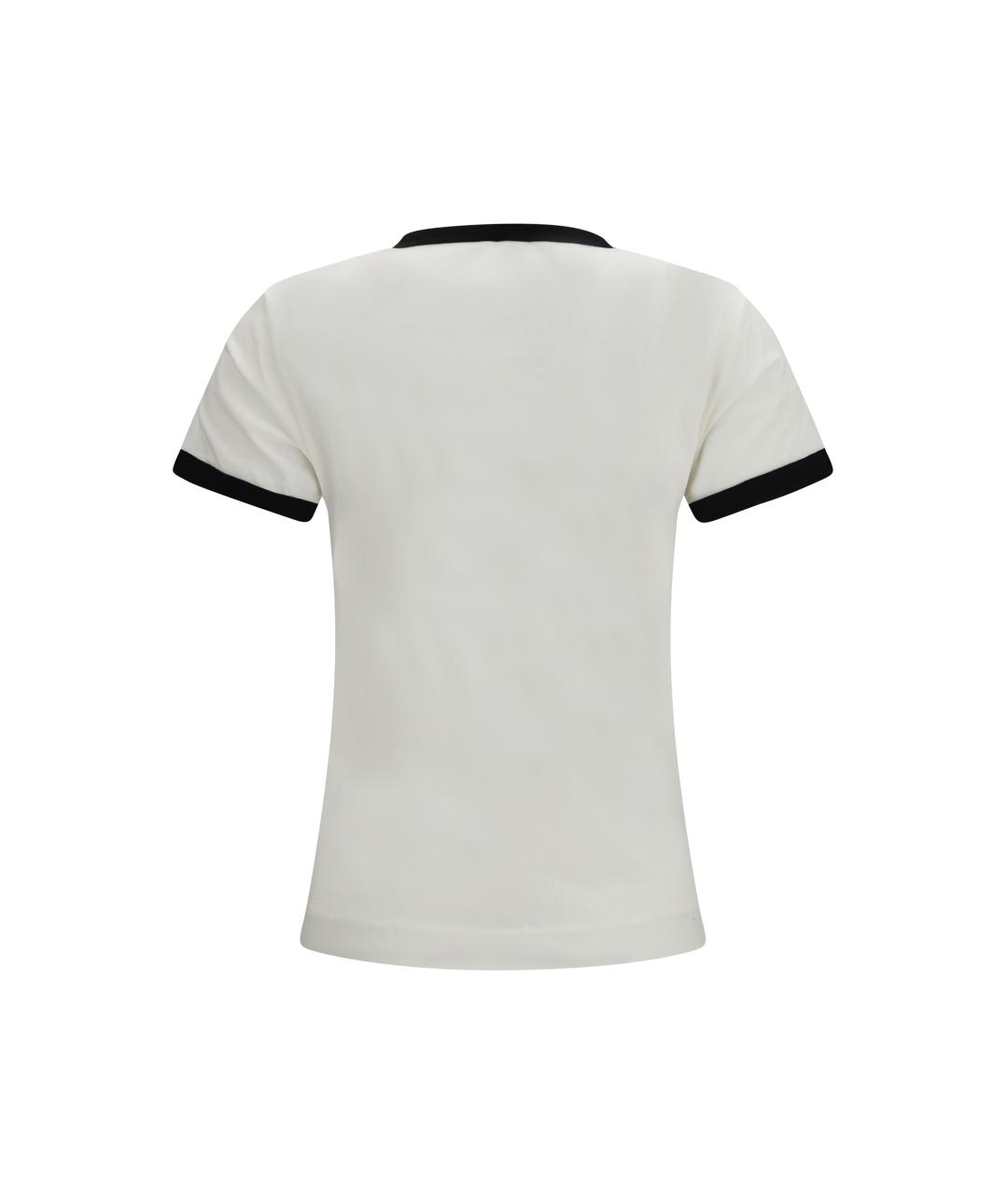 PINKO Белая хлопковая футболка, фото 2