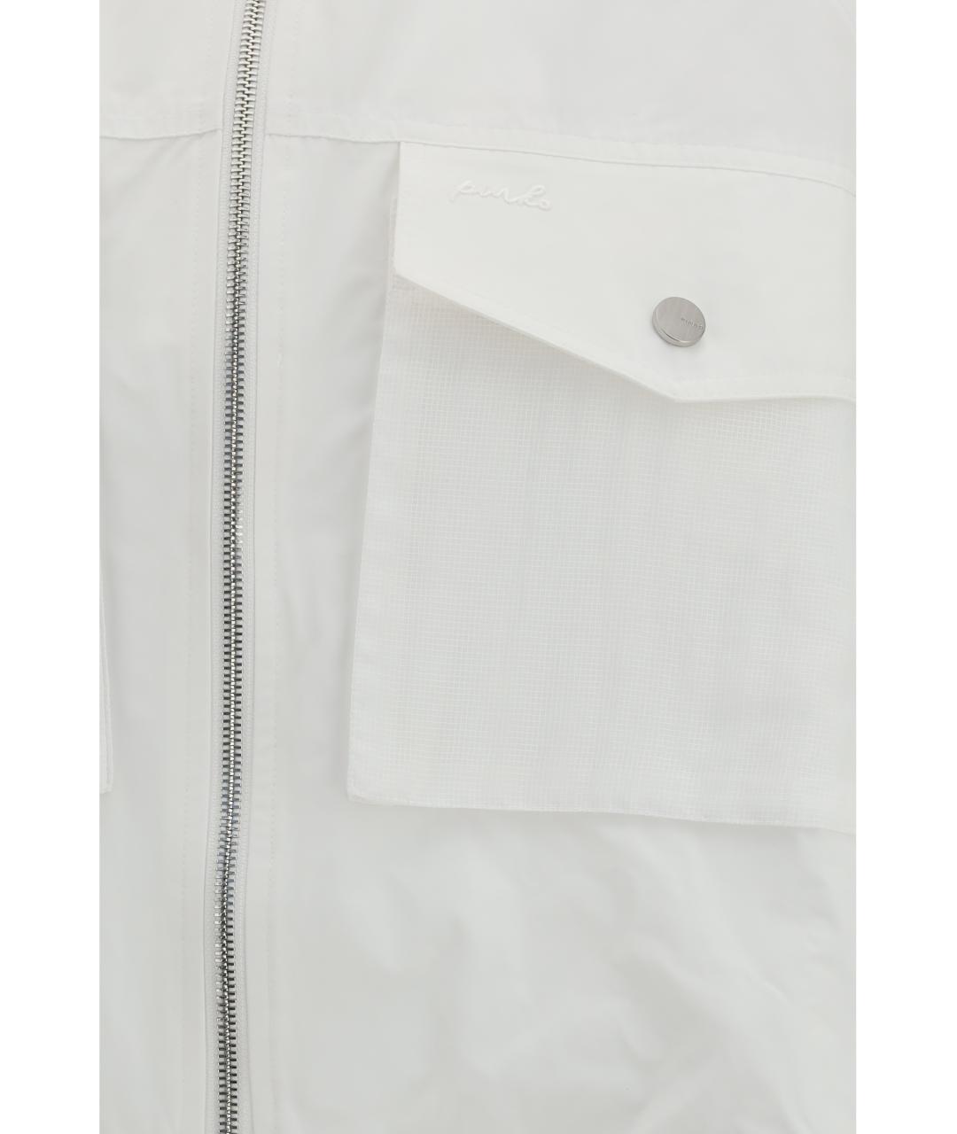 PINKO Белая полиэстеровая куртка, фото 3