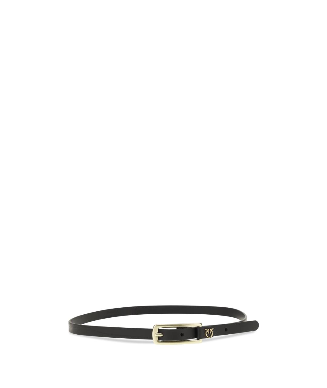 PINKO Черный кожаный ремень, фото 2