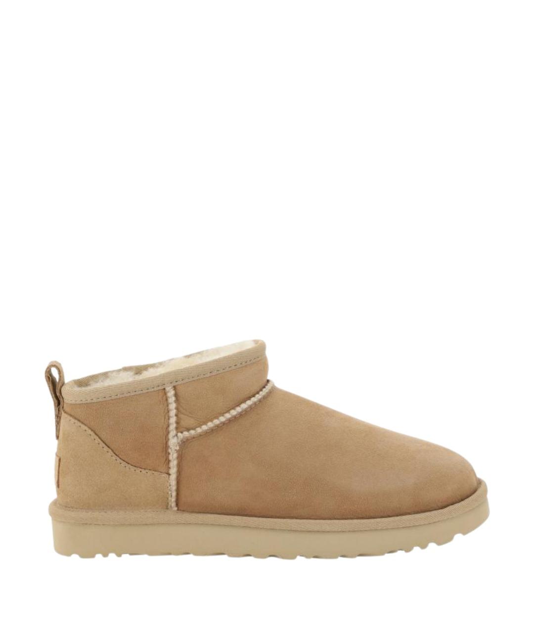 UGG AUSTRALIA Бежевые замшевые ботинки, фото 1