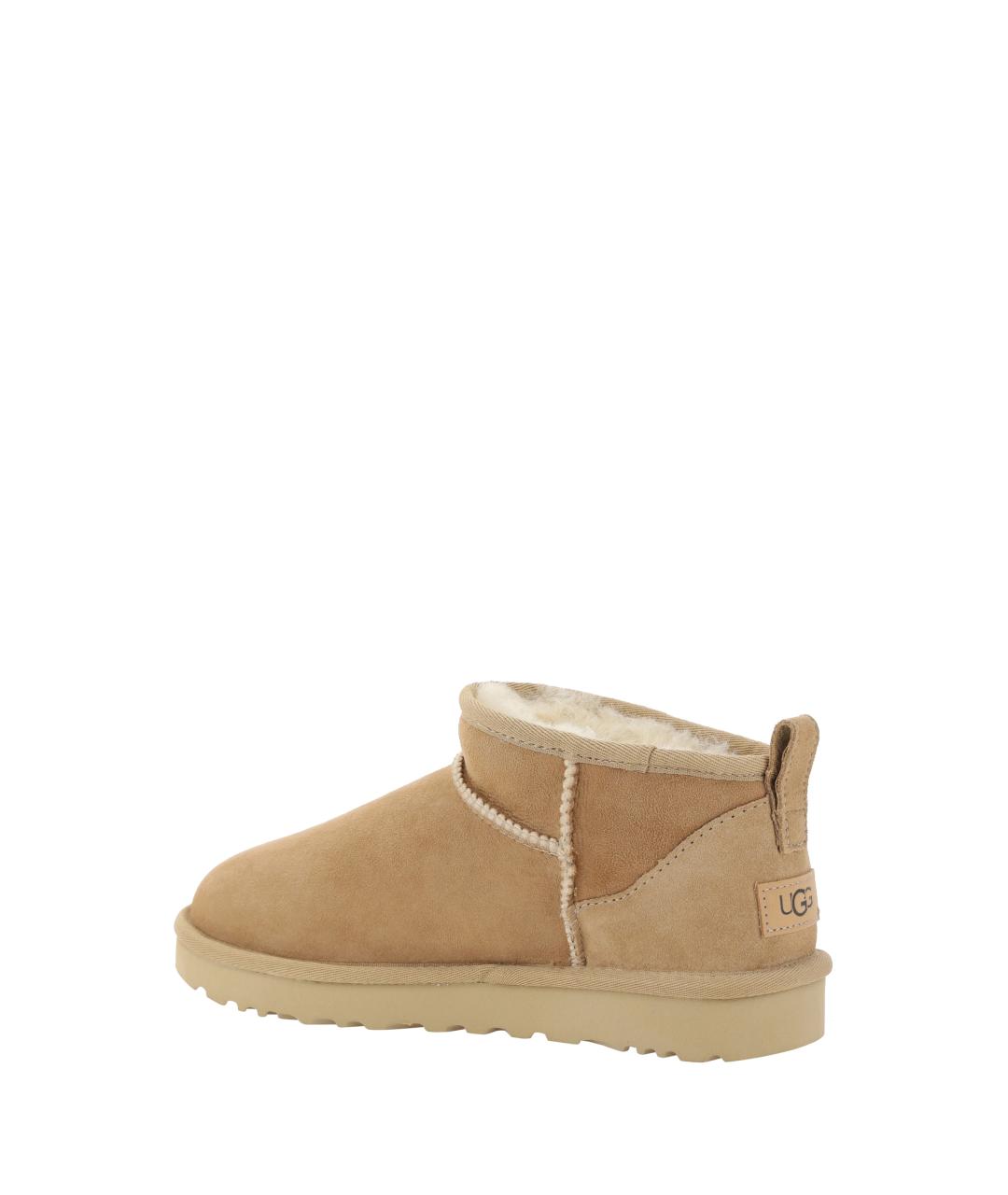 UGG AUSTRALIA Бежевые замшевые ботинки, фото 3