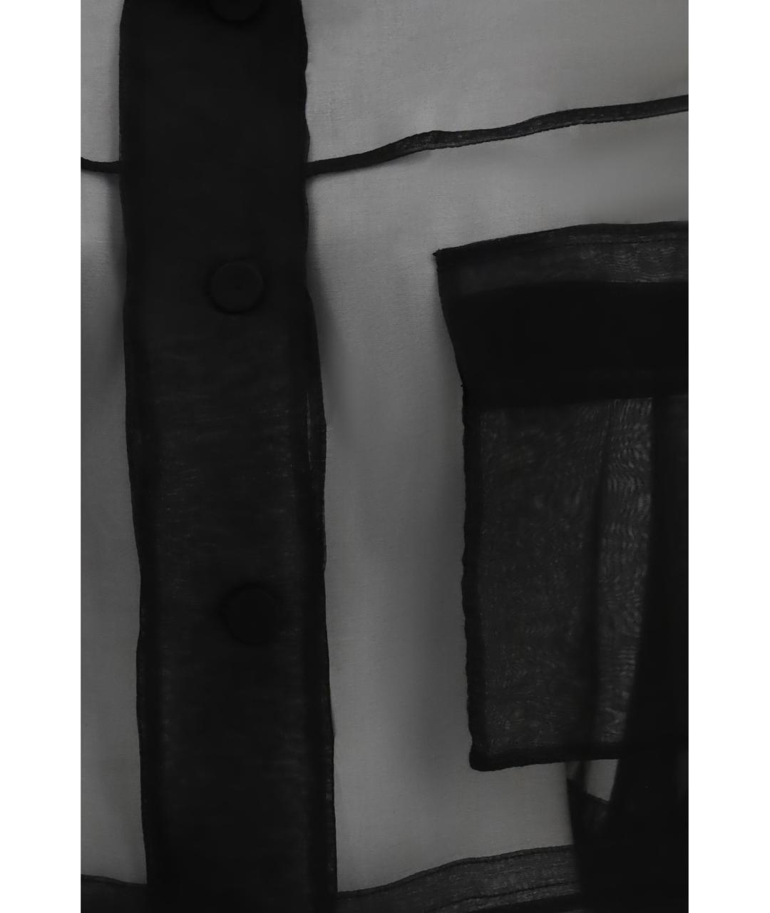 PINKO Черный шелковый жакет/пиджак, фото 3