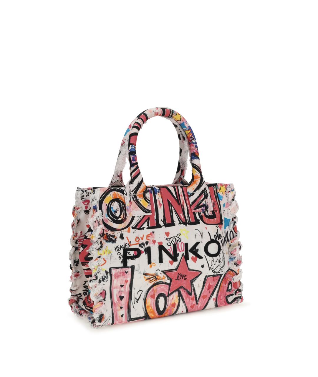 PINKO Мульти хлопковая сумка тоут, фото 2