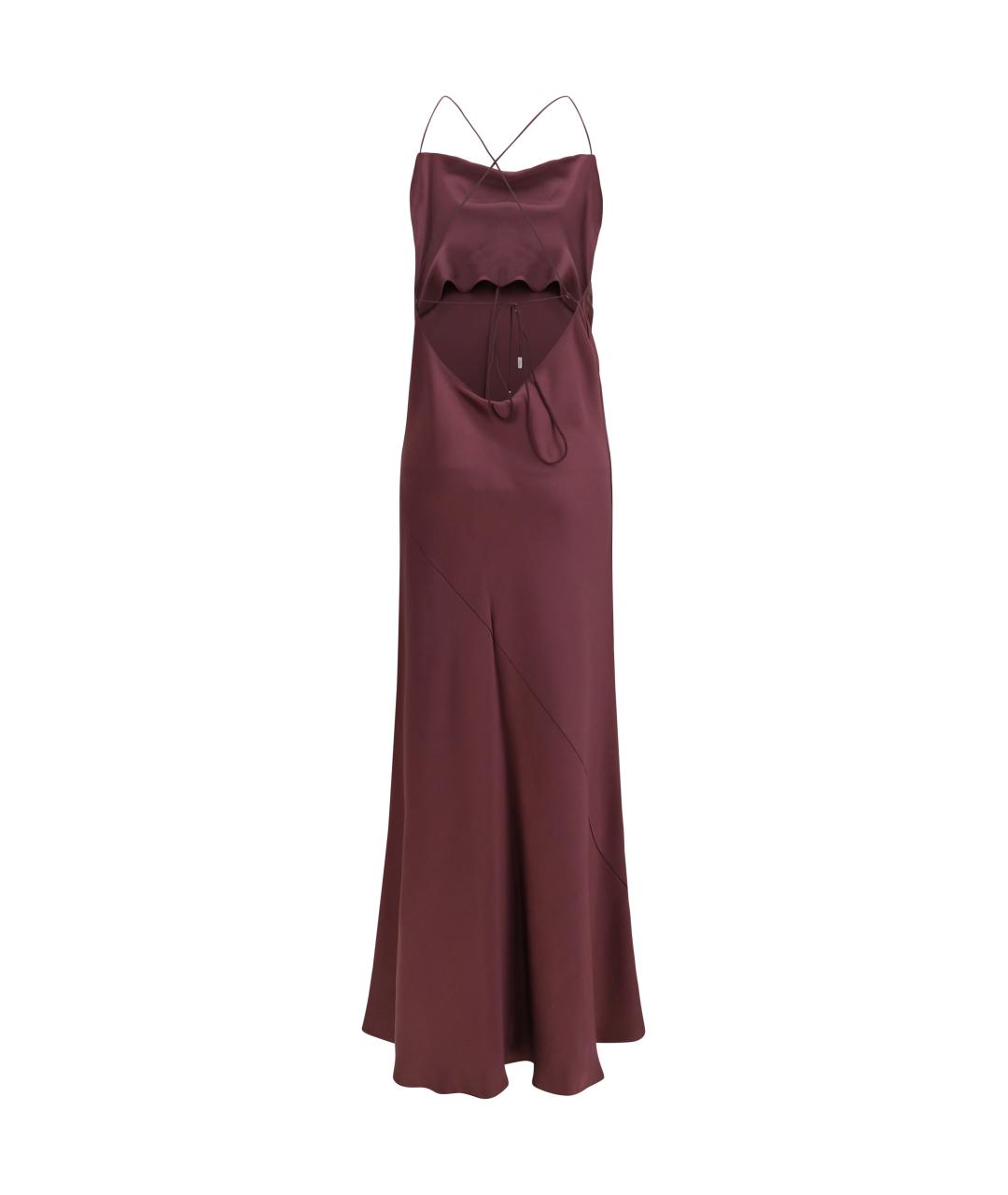 PINKO Бордовое вечернее платье, фото 2