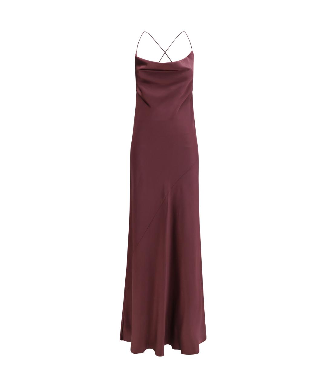 PINKO Бордовое вечернее платье, фото 1
