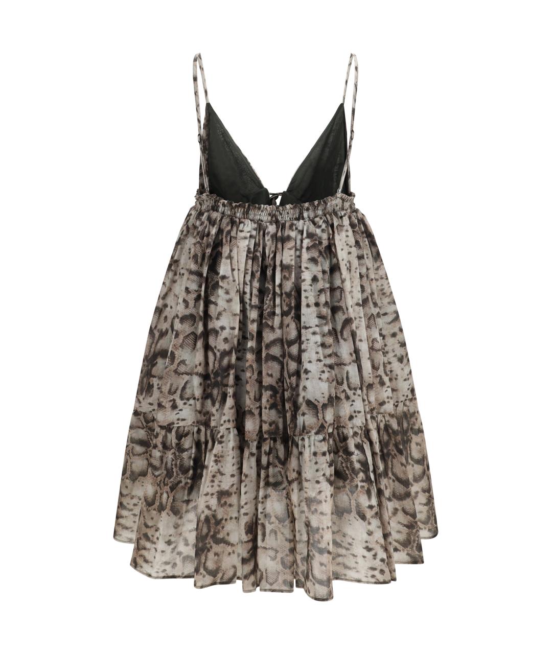 PINKO Мульти хлопковое коктейльное платье, фото 2