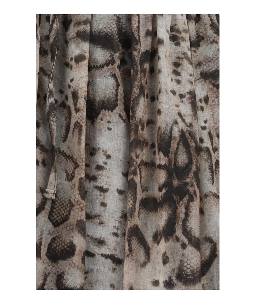 PINKO Мульти хлопковое коктейльное платье, фото 3