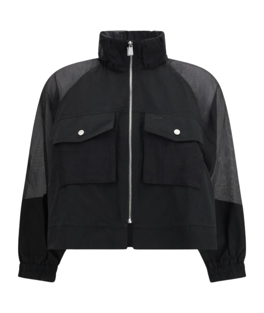 PINKO Черная полиэстеровая куртка, фото 1