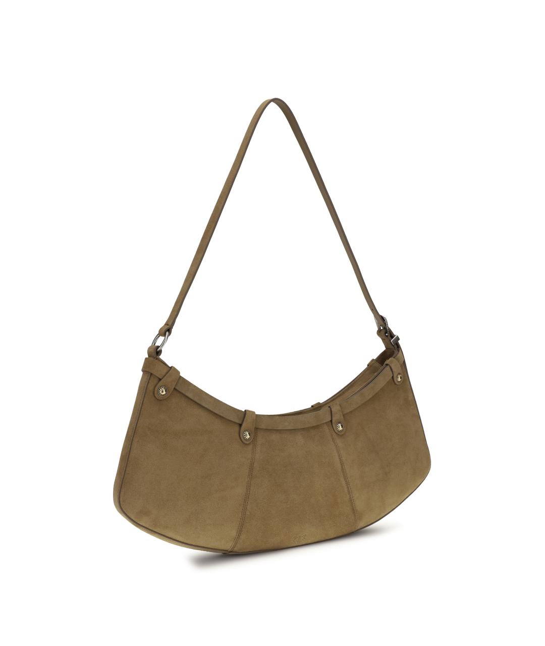 PINKO Зеленая кожаная сумка через плечо, фото 3