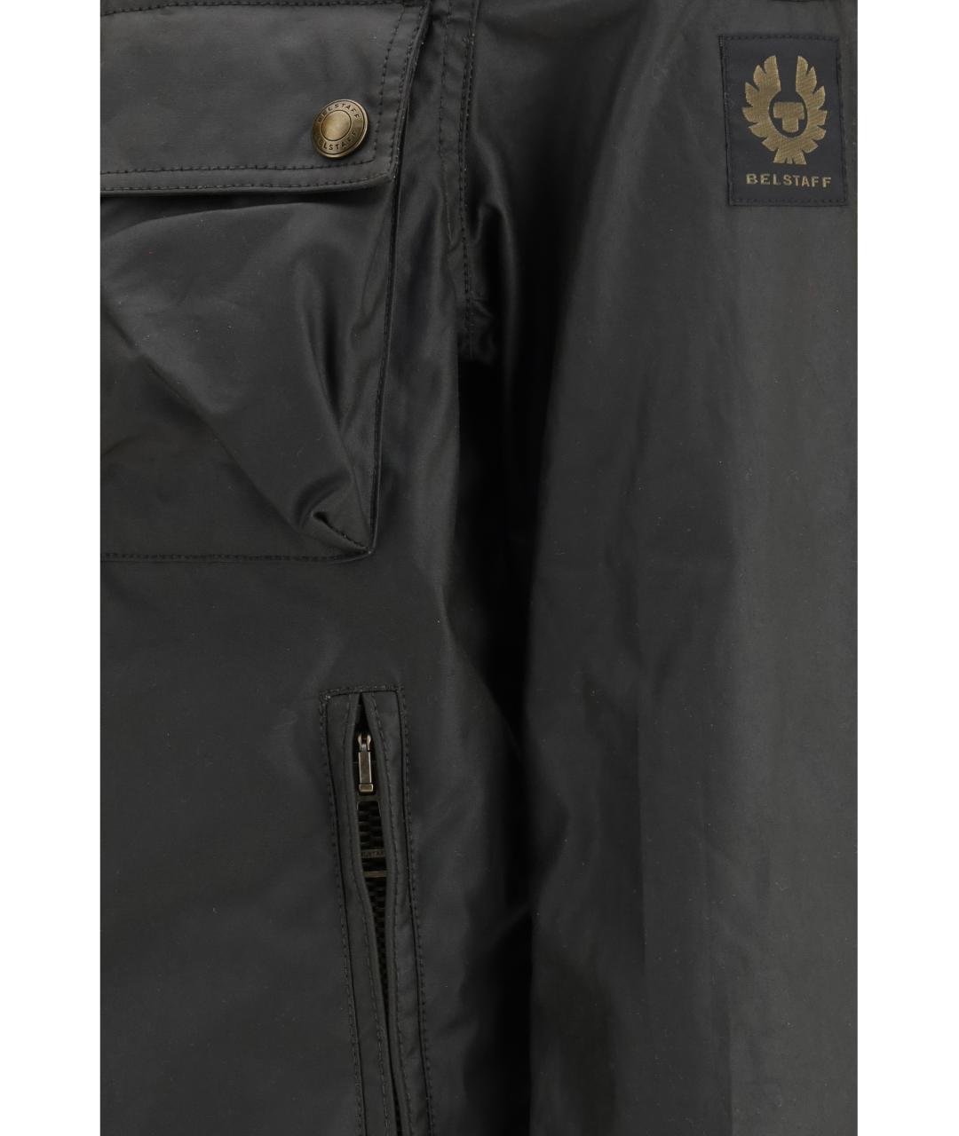 BELSTAFF Черная хлопковая куртка, фото 3
