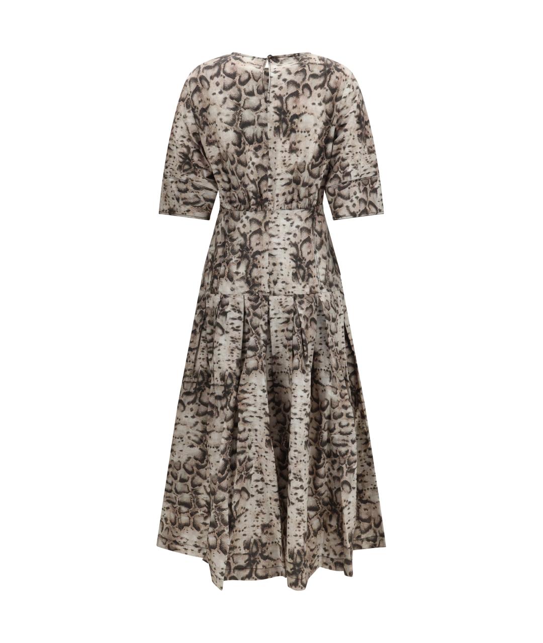 PINKO Мульти хлопковое повседневное платье, фото 2