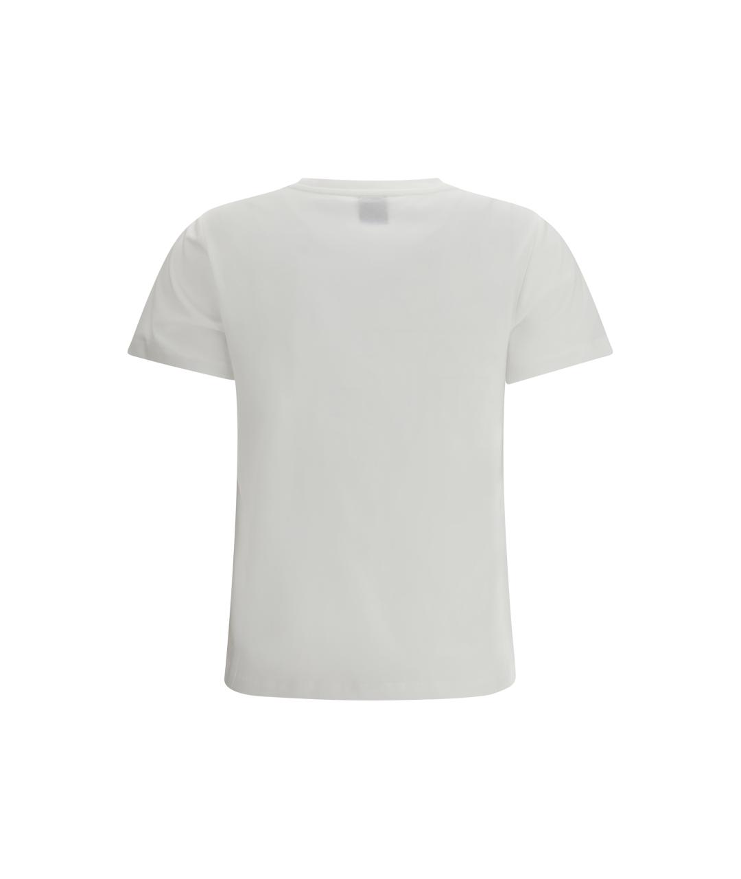 PINKO Белая хлопковая футболка, фото 2