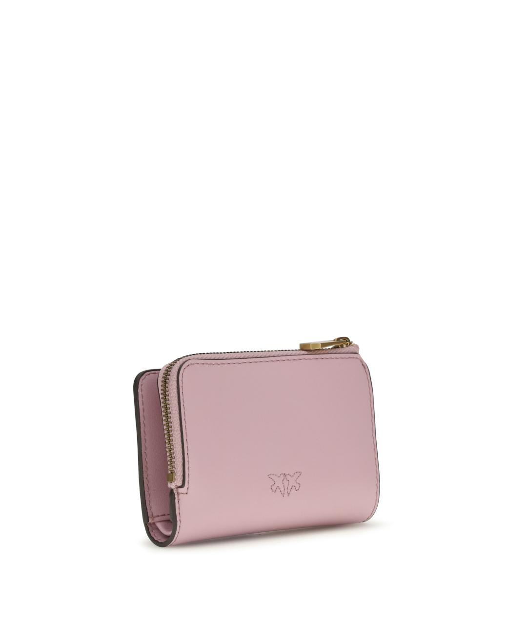 PINKO Розовый кожаный кошелек, фото 2