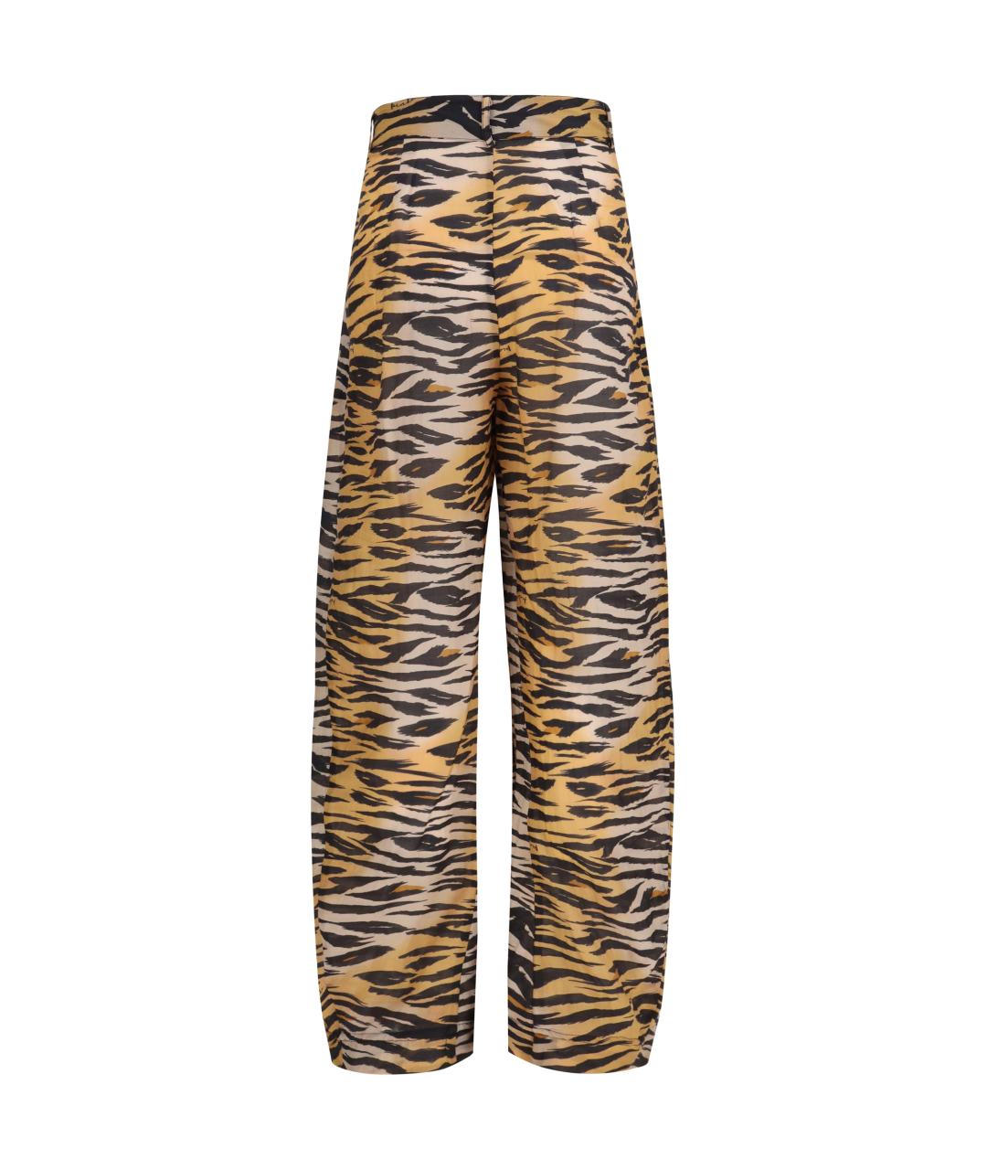 PINKO Мульти хлопковые прямые брюки, фото 2