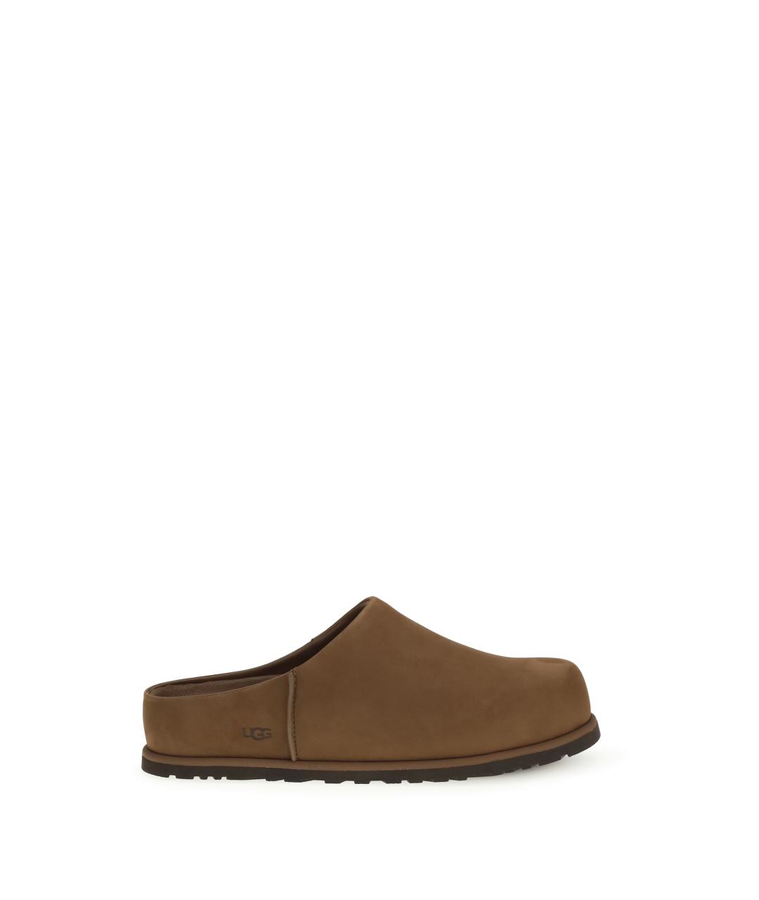 UGG AUSTRALIA Коричневые замшевые сандалии, фото 1