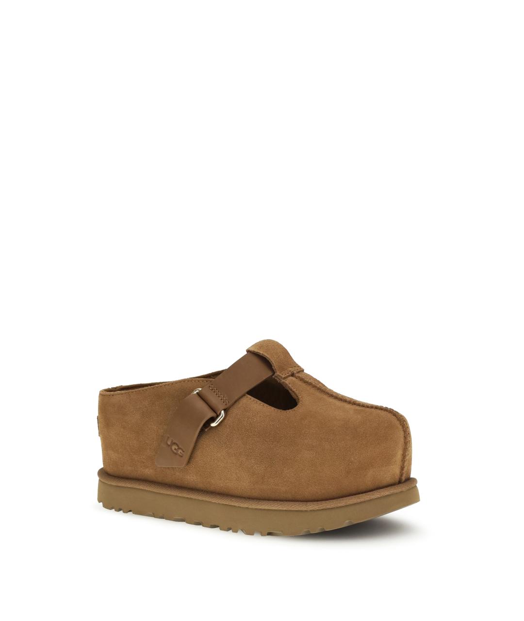 UGG AUSTRALIA Коричневые замшевые мюли, фото 2